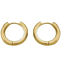 By Stær Øreringe - Emmy - Lille - Forgyldt