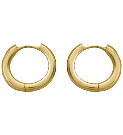 By Stær Øreringe - Emmy - Lille - Forgyldt