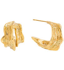 By Stær Øreringe - Elysia - Forgyldt