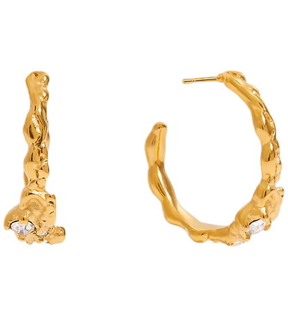 By Stær Øreringe - Mareen - Forgyldt