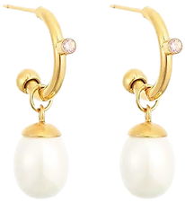 By Stær Øreringe - Serena - Forgyldt