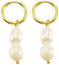 By Stær Øreringe - Abbey - Forgyldt