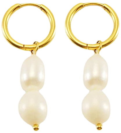 By Stær Øreringe - Abbey - Forgyldt