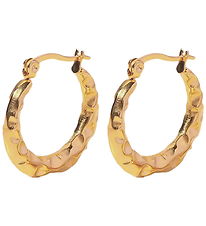 By Stær Øreringe - Juliane - Forgyldt