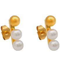 By Stær Øreringe - Minett - Forgyldt