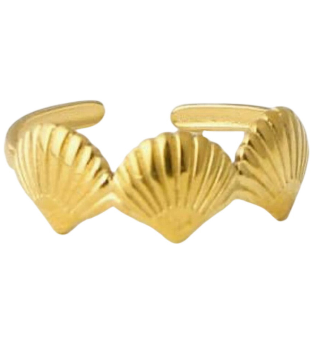 By Stær Ring - Shella - Vergoldet - By Stær - One Size - Schmuck