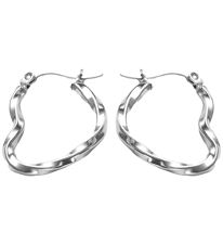 By Stær Øreringe - Abby - Sølv