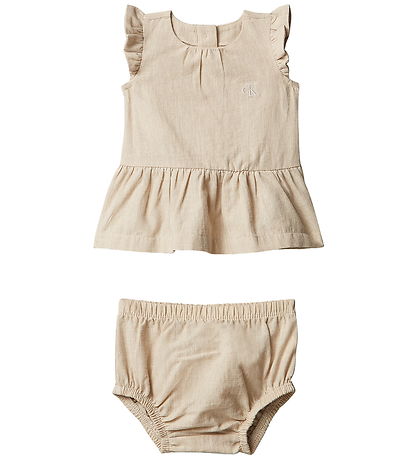 Calvin Klein Kjole - Oatmeal Grey