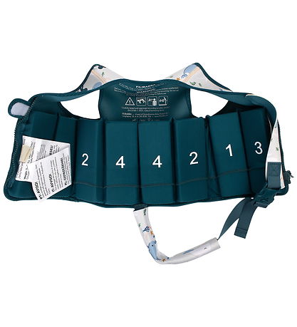 Filibabba Svømmevest - 5-6 År - Christian's Whale Tales