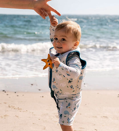 Filibabba Svømmevest - 5-6 År - Christian's Whale Tales