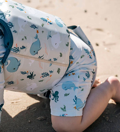 Filibabba Svømmevest - 5-6 År - Christian's Whale Tales