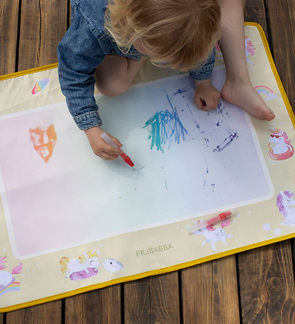 Filibabba Vandtegnemåtte - Unicorn Shores