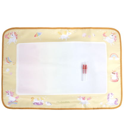 Filibabba Vandtegnemåtte - Unicorn Shores