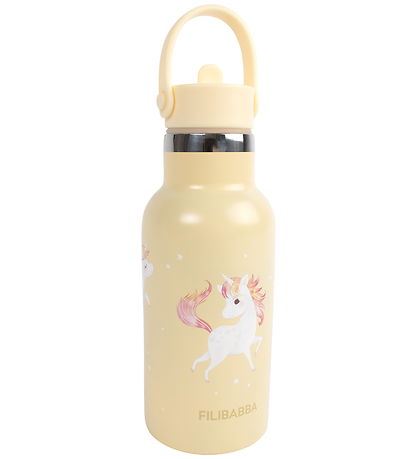 Filibabba Termoflaske - Rustfrit Stål - 350 ml - Unicorn Shore