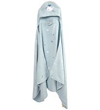 Filibabba Badehåndklæde m. Hætte - Christian's Whale Tales