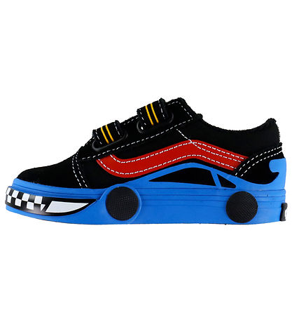 Vans Sko - Old Skool V - Car - Black/ Blue