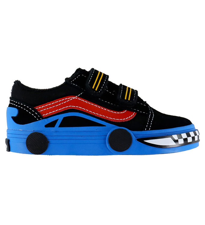 Vans Sko - Old Skool V - Car - Sort/Blå