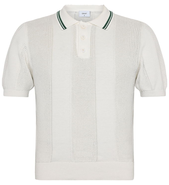Grunt Polo - Strikket - GrRowe - Off White