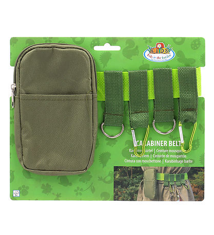 Kids in the Garden Bælte m. Karabinhager - Grøn