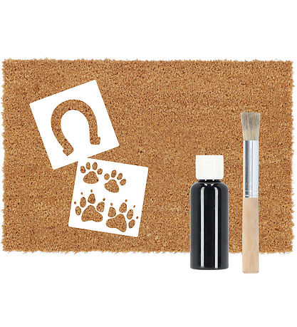 Kids in the Garden PIY Sæt Dørmåtte - Dyrefodspor