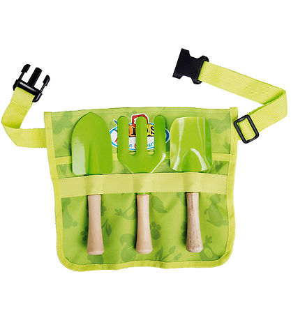 Kids in the Garden Børneværktøjslinje m. Værktøjer - Grøn
