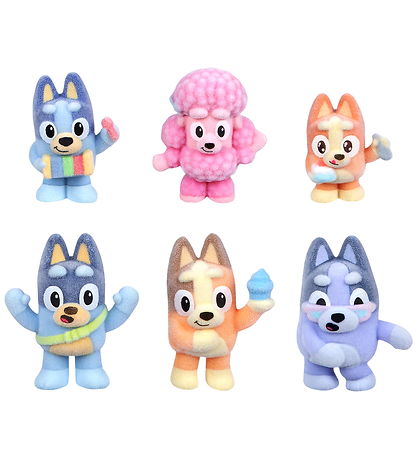 Bluey Figure - Fuzzies Fan-favoritter - 8-apk