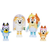 Bluey Figurer - 4-pak - Bryllup