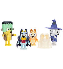 Bluey Figurer - 4-pak - Halloween Udklædningsfest