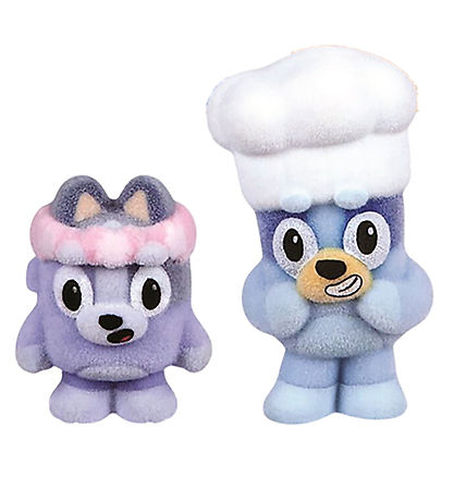 Bluey Figurer - Fuzzies Minifigurer - 2-pak - Asst