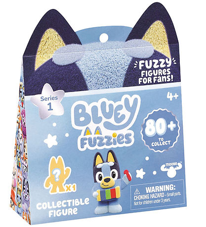 Bluey Figurer - Fuzzies Minifigurer - 1-pak - Asst