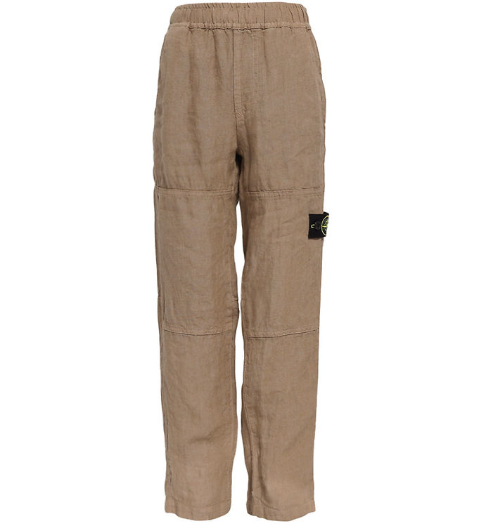 Stone Island Bukser - Hør - Dove Grey