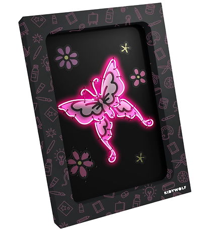 Kidywolf Vægdekorationssæt - Kidyneon - Neon Light Creative - On