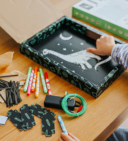 Kidywolf Vægdekorationssæt - Kidyneon - Neon Light Creative - Di