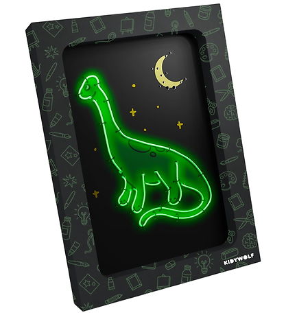 Kidywolf Vægdekorationssæt - Kidyneon - Neon Light Creative - Di