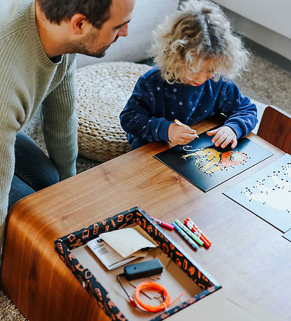 Kidywolf Vægdekorationssæt - Kidyneon - Neon Light Creative - An