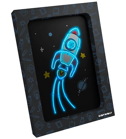 Kidywolf Vægdekorationssæt - Kidyneon - Neon Light Creative - AK