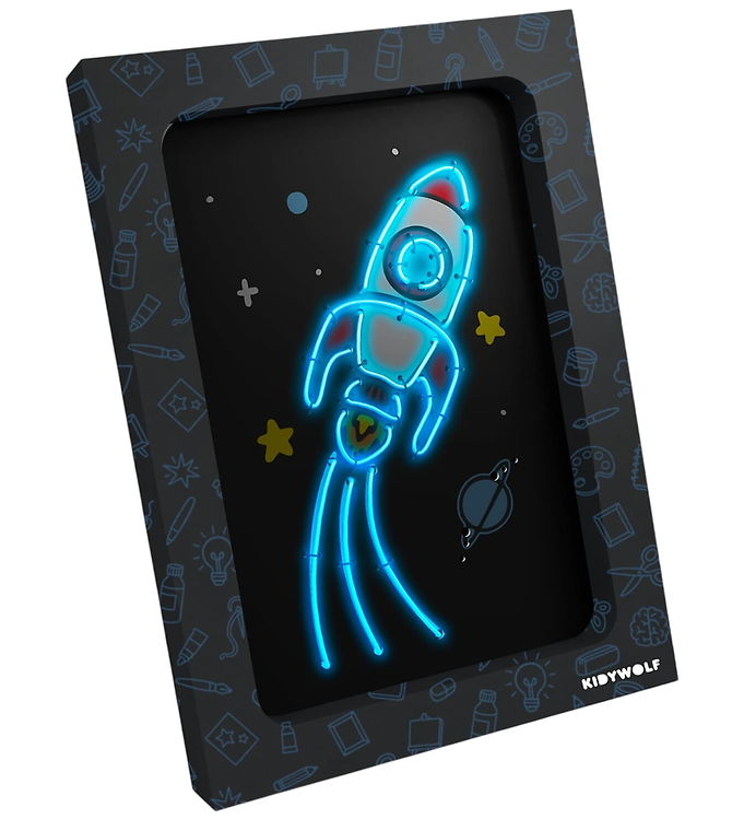 Kidywolf Vægdekorationssæt - Kidyneon - Neon Light Creative - AK