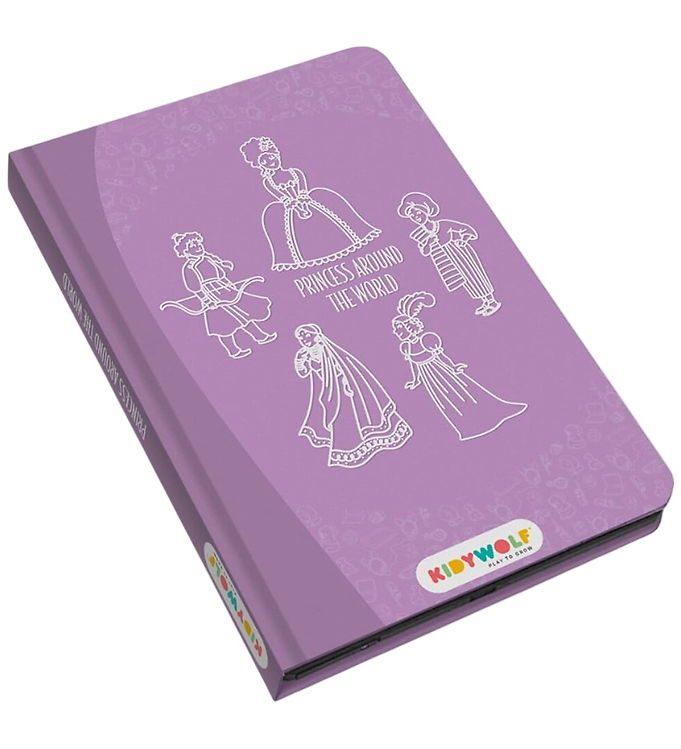 Kidywolf LCD-tegnetavle m. 30 Motiver - Kidydraw-Mini - Princess