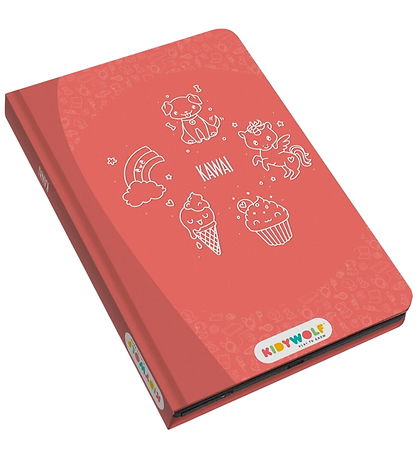 Kidywolf LCD-tegnetavle m. 30 Motiver - Kidydraw-Mini - Kawaii