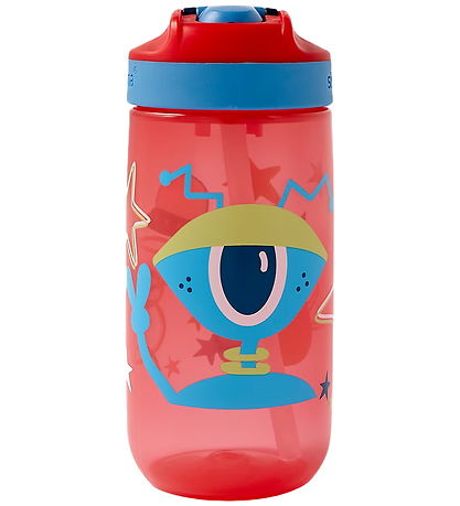 Sistema Drikkedunk - Easy Sip - 500 ml - Rød/Blå m. Print