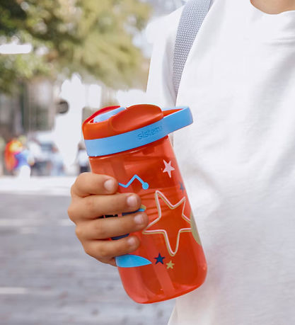 Sistema Drikkedunk - Easy Sip - 500 ml - Rød/Blå m. Print