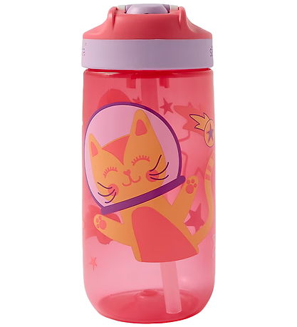 Sistema Drikkedunk - Easy Sip - 500 ml - Rosa/Lilla m. Print