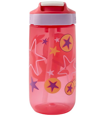 Sistema Drikkedunk - Easy Sip - 500 ml - Rosa/Lilla m. Print