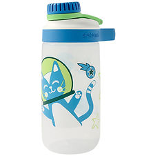 Sistema Vattenflaska - Easy Flöde - 500 ml - Vit/Blå m. Tryck