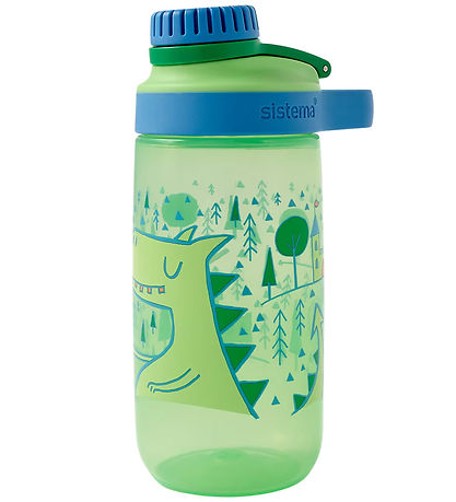 Sistema Drikkedunk - Easy Flow - 500 ml - Grøn/Blå m. Print