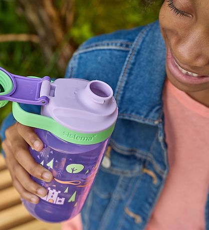 Sistema Drikkedunk - Easy Flow - 500 ml - Lilla/Grøn