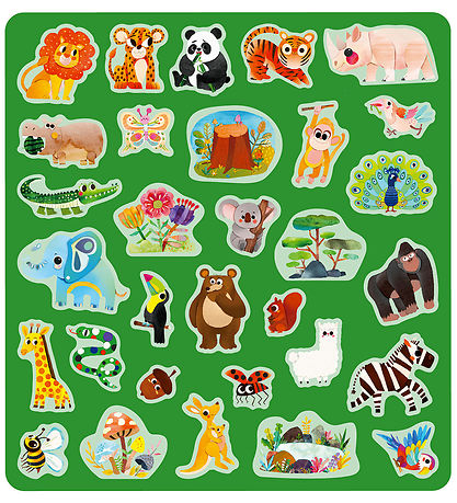 mierEdu Klistermærker - Flytbare - Vilde Dyr