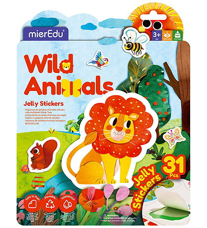 mierEdu Klistermærker - Flytbare - Vilde Dyr