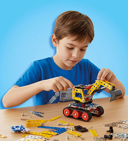 SES Creative Byggesæt - Arbejdskøretrøjer 3-i-1 - Metal