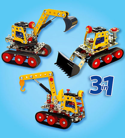 SES Creative Byggesæt - Arbejdskøretrøjer 3-i-1 - Metal